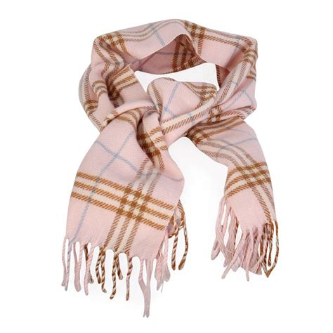 pink burberry scarf|burberry pink plaid cashmere scarf.